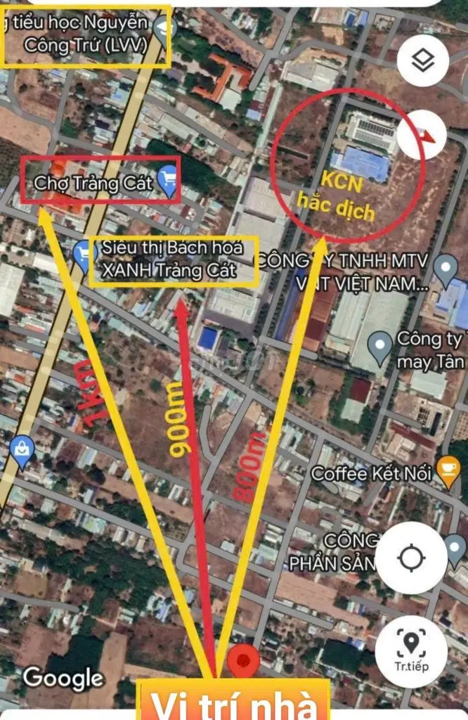 Bán Nhà Gần Khu Công Nghiệp Hắc Dịch 1Ty3 Sổ Riêng Thổ Cư