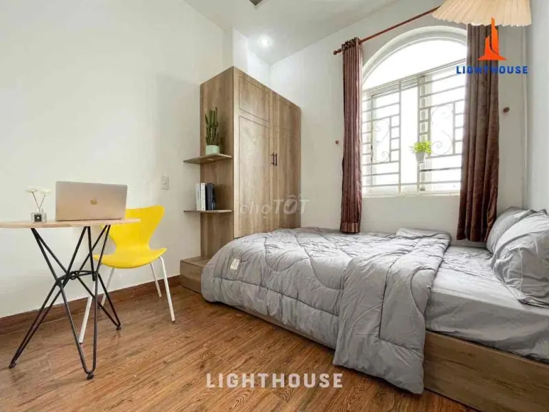 Căn Hộ 1 Pn Tách Bếp Cửa Sổ Lớn Full Nội Thất Ngay Khu K300