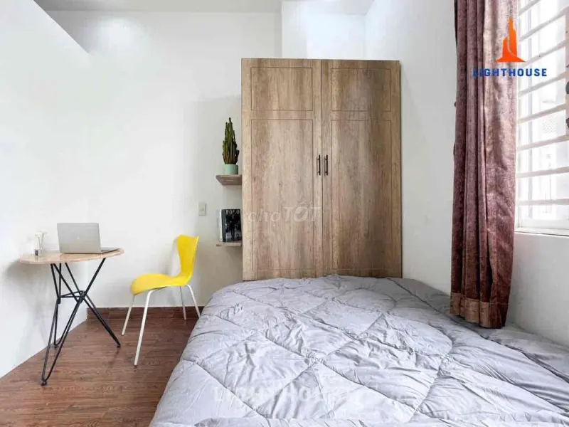 Căn Hộ 1 Pn Tách Bếp Cửa Sổ Lớn Full Nội Thất Ngay Khu K300