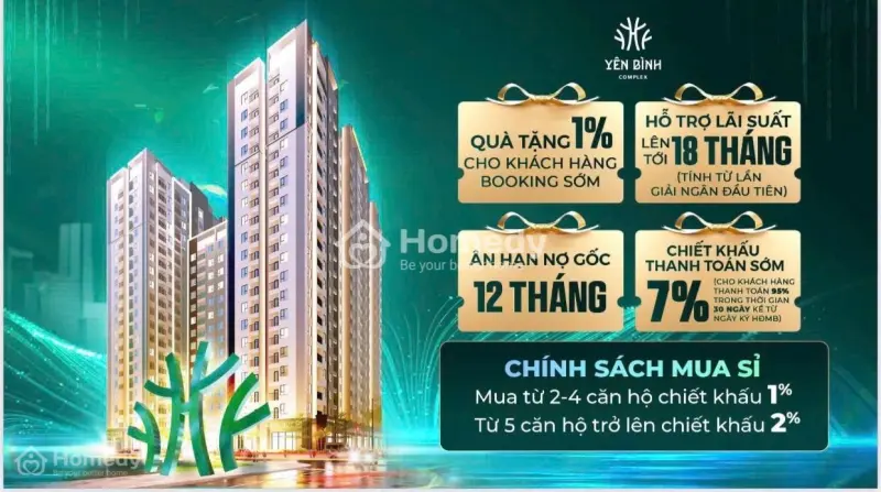 Yên Bình - Complex , Căn Hộ Thương Mại Đầu Tiên Tại Phổ Yên - Thái Nguyên.