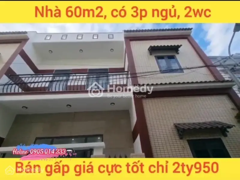 Bán Nhanh Nhà 2 Tầng, 3Pn, 2Wc Kiệt Ô Tô 64 Trần Đình Tri, Chỉ 2.95 Tỷ