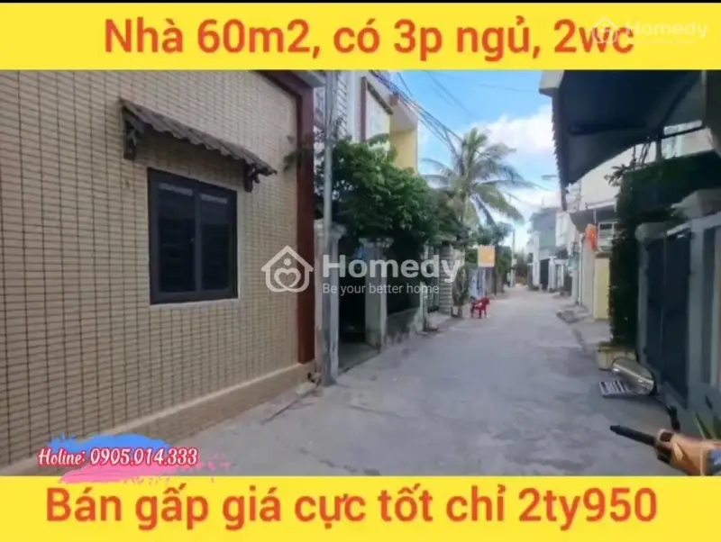 Bán Nhanh Nhà 2 Tầng, 3Pn, 2Wc Kiệt Ô Tô 64 Trần Đình Tri, Chỉ 2.95 Tỷ