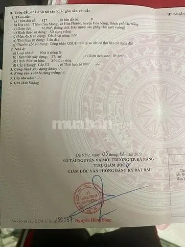 Nhà Mặt Tiền Quốc Lộ 1A Hoà Phước