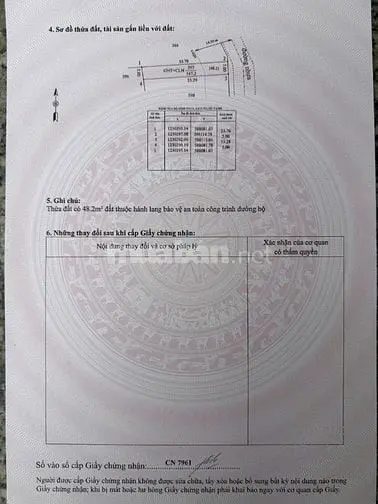 167M2 Thổ Cư. Đường Nhựa. Gần Cổng Kcn. 800Tr Còn Tl