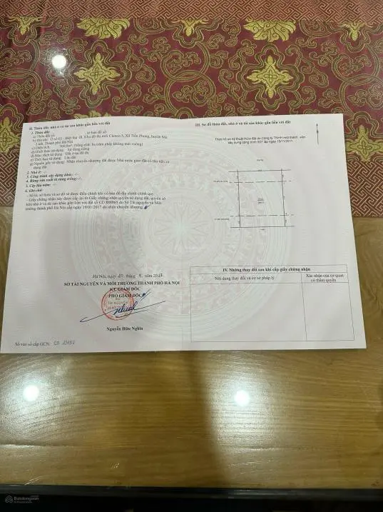 Bán Gấp Đất Nền Dự Án Khu Đô Thị Cienco 5 Mê Linh, 100 M2, Mặt Tiền 5M , Giá 1.65 Tỷ