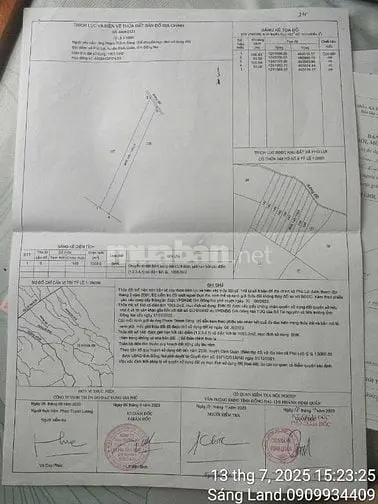 Bán Thửa 148 Tờ 8 Phú Lợi.1.003M2 Giá 700 Triệu