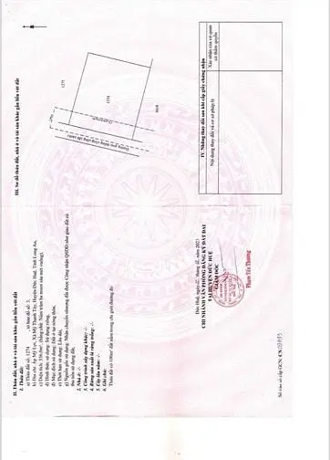 Chủ Bán Lô Đất Full Thổ Cư 536M2 Ấp Mỹ Lợi, Xã Mỹ Thạnh Tây, Đức Huệ L