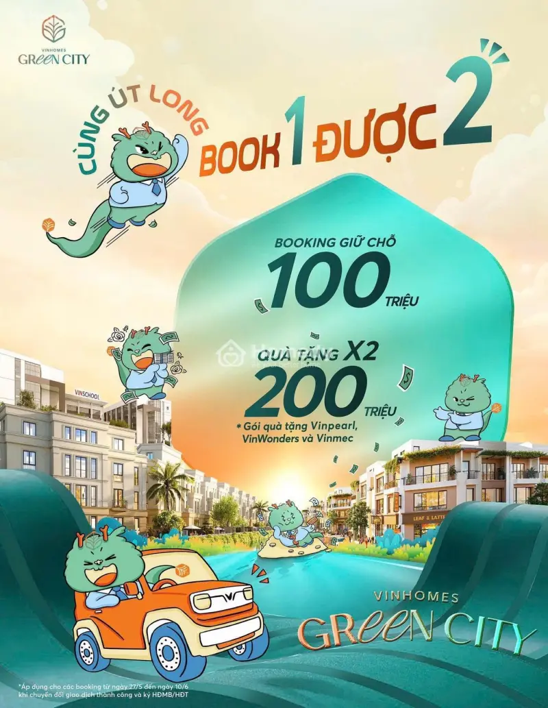 Nhận Booking Đợt 2 Vinhomes Hậu Nghĩa Long An