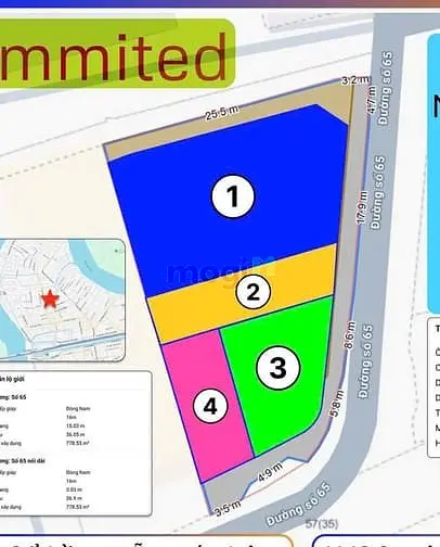 Bán 4 Thửa Đất Góc 2 Mặt Tiền Quốc Hương - Đường Số 65 Thảo Điền