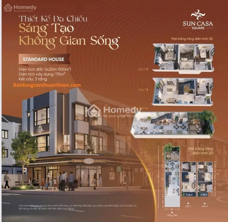 Mở Bán Dự Án Sun Casa Square -Vsip2 , Phường Vĩnh Tân, Tp.hcm