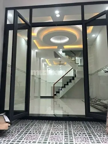 4X15, Nhà Có 2 Lầu Đúc. Mặt Tiền Thông Đường 16B, Gò Xoài Vào.