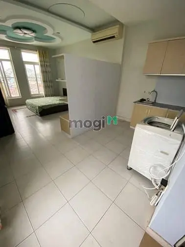 Studio Full Nội Thất Cửa Sổ Lớn- Phòng Siêu Rộng Có Hầm Xe