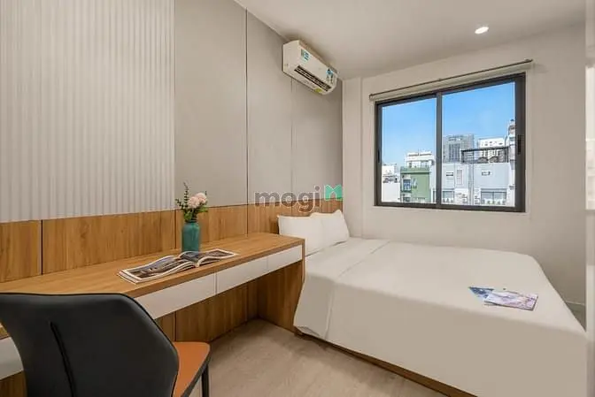 Cho Thuê Căn Hộ 1Pn Dương Trí Trạch Gần Biển, Full Nội Thất, Tầng Cao