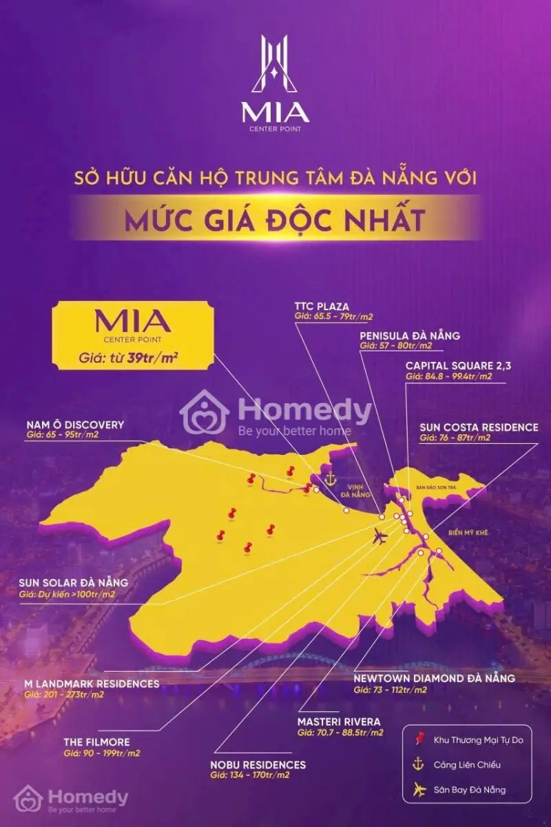 Căn Hộ Cao Cấp Mia Center Point View Biển Đà Nẵng Giá Tốt