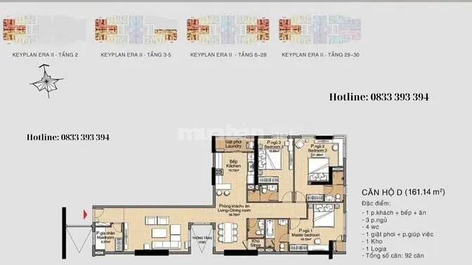 Bán 161M2 3Pn4Wc Trống Giá Cực Rẻ Chỉ 3,280 Tỷ Giá Ngợp Đức Khải Q7
