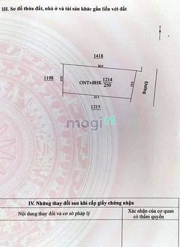 10X25: Tặng Kèm Nhà Cấp 4 Nhỏ Và 300M2 Đất Vườn