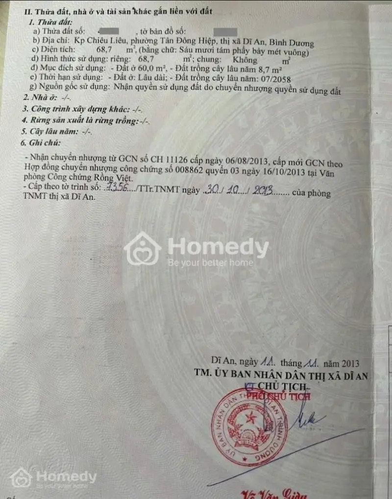 Cần Bán Gấp Nhà 1 Trệt 1 Lầu Ngã Tư Chiêu Liêu ,Tân Đông Hiệp