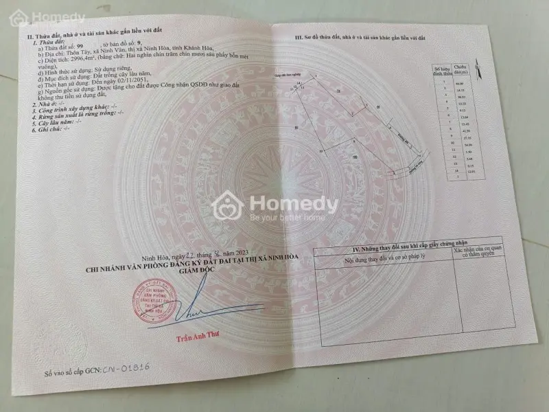 Bán Đất Thôn Tây, Phường Đông Ninh Hòa, Khánh Hòa