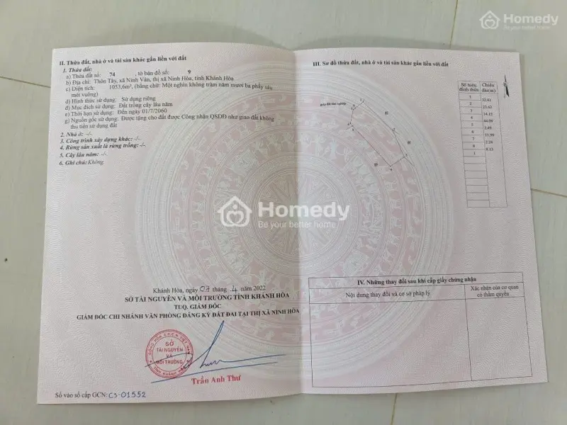 Bán Đất Thôn Tây, Phường Đông Ninh Hòa, Khánh Hòa