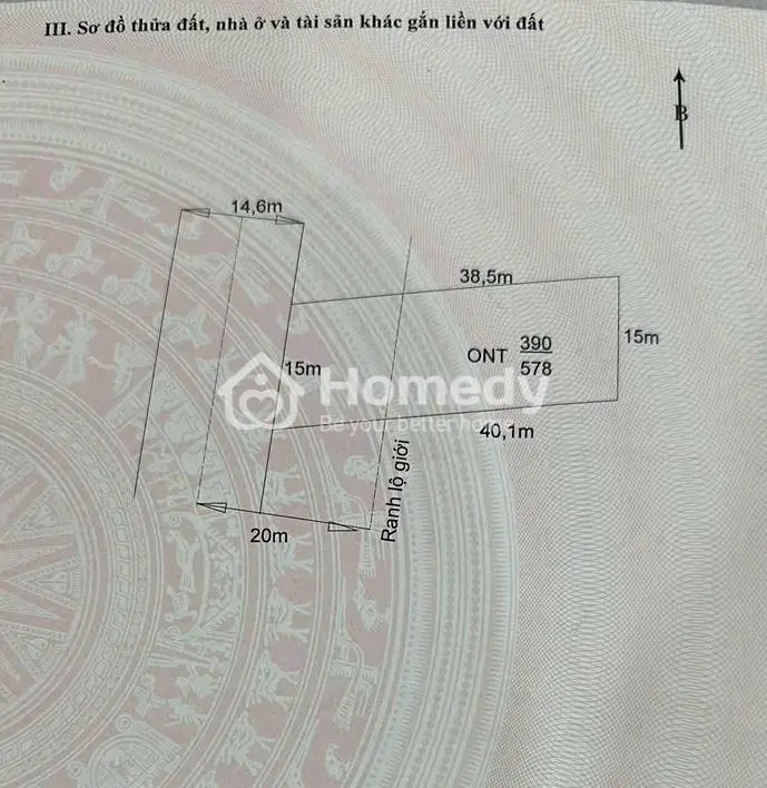 Nền Thổ 578M2 Mặt Tiền Đường 833B, Ngay Chợ Long Cang, Giá 10 Tỷ 350