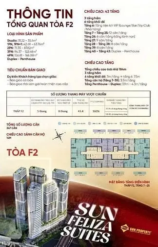 Penthouse Dự Án Feliza Suites Sun Cầu Giấy Quỹ Căn Ngoại Giao