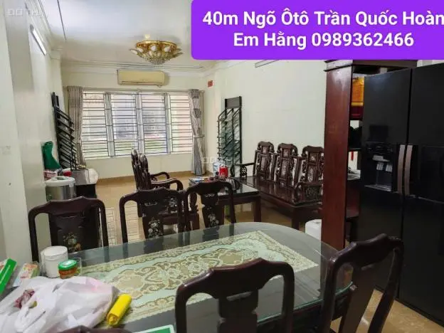 Nhà Hiếm Đang Cho Thuê - Ô Tô Đỗ Cửa Trần Quốc Hoàn - 10M Ra Phạm Văn Đồng
