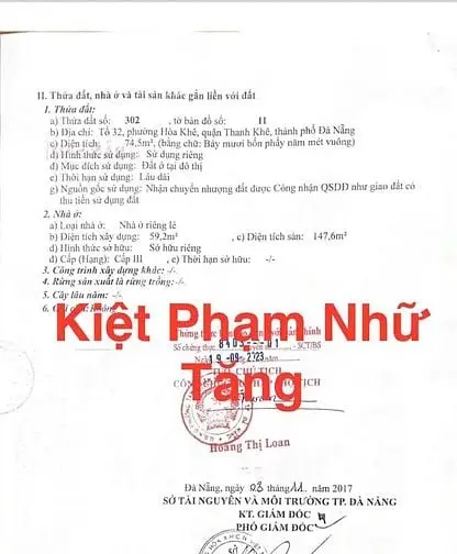 Nhà 2 Kiệt, Phạm Nhữ Tăng 2,5M.(5 Tầng)75M2,Dtsd:200M2,Giá:4.5 Tỷ