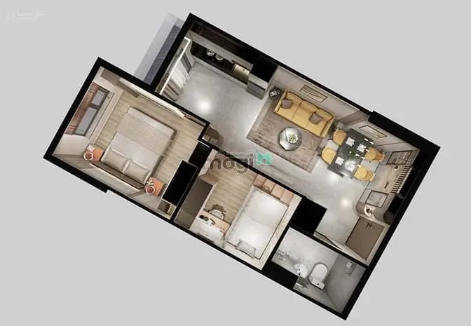 Sở Hữu Căn Hộ 2Pn Tại Trung Tâm Dĩ An Chỉ Với 225
