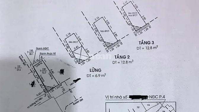 Bán Nhà Hẻm Nguyễn Thượng Hiền, Quận 3 - Giá: 3,2 Tỷ (Tl)