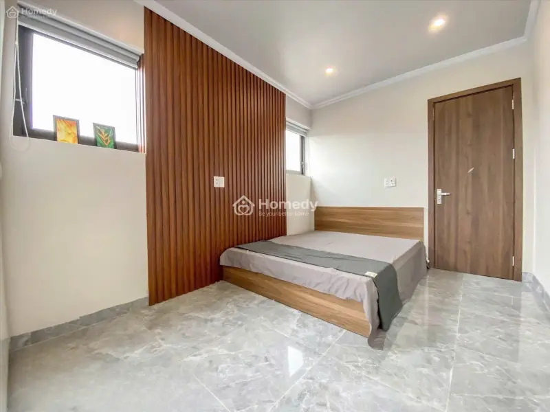Cho Thuê Chung Cư Mới Xây, Full Nội Thất, Ban Công Thoáng Tại Trần Thái Tông, Giá Chỉ 4Tr8