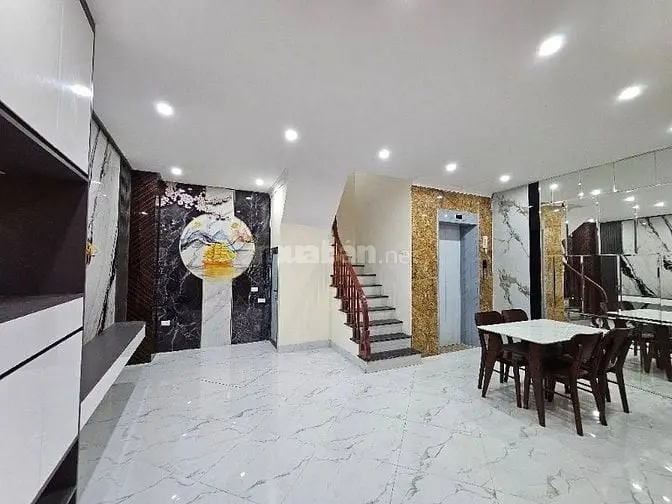 Nhà Đẹp Hồng Tiến - 6Tầng Thang Máy - Full Nội Thất - Nở Hậu Phát Lộc