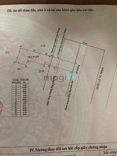 Bán Nhà Mặt Tiền Quốc Lộ 1K Chính Chủ
