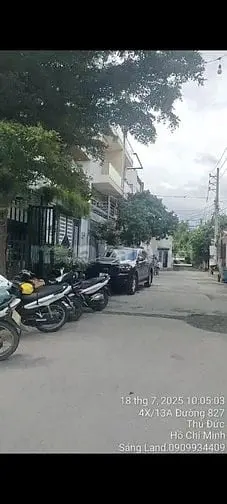 Bán Nền Nhà Hướng Tây.4*13 Đường 827 Phú Hữu.4 Tỷ 1