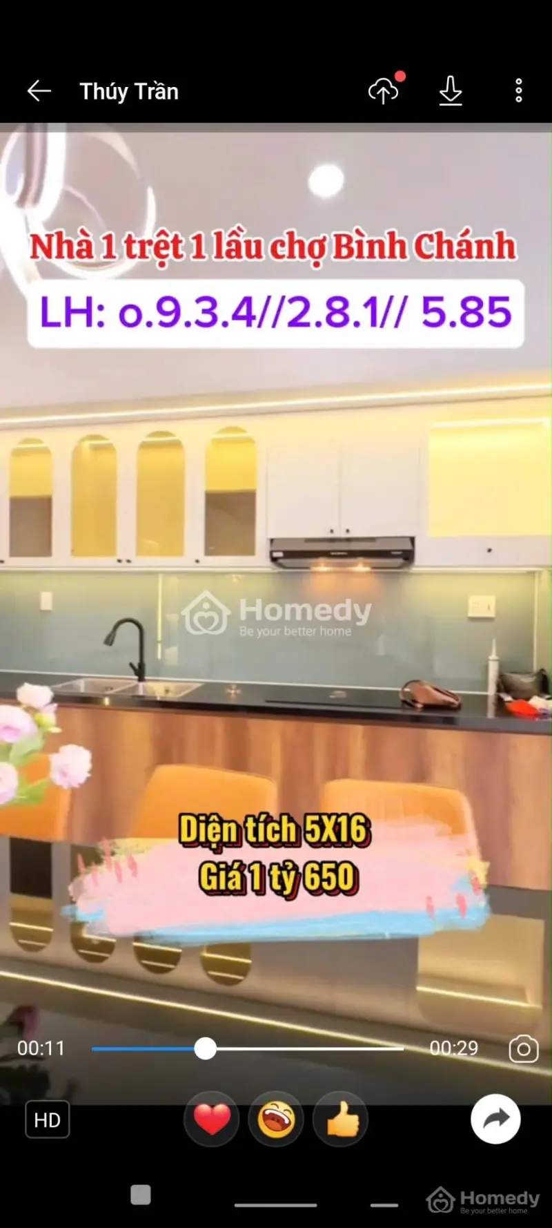 Cần Tiền Xoay Vòng Vốn Cho Việc Kinh Doanh Nên Bán Nhà 1 Trệt 1 Lầu Đường 18B Ở Bình Chánh