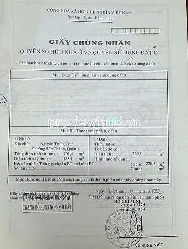 Bán Nhà Trung Tâm Tp. Hcm, 220M² Đất, Mặt Tiền Nguyễn Trung Trực