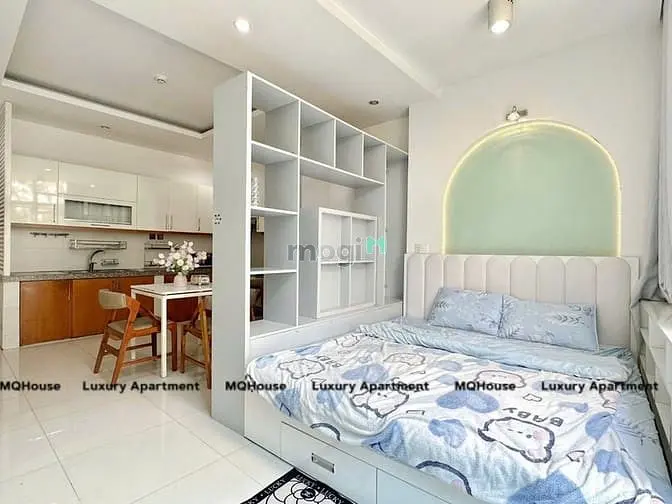 Căn Hộ 1 Phòng Ngủ (45M2) Full Nội Thất Thiết Kế Hiện Đại Có Ban Công