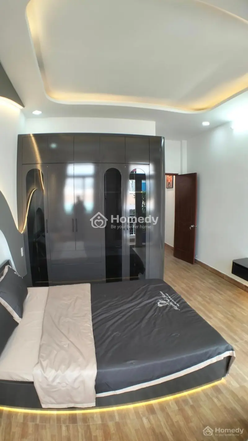 Nhà Đẹp Hẻm Xe Tải Thông Huỳnh Thị Hai – 3 Tầng – 4Pn – Sổ Riêng – Full Nội Thất
