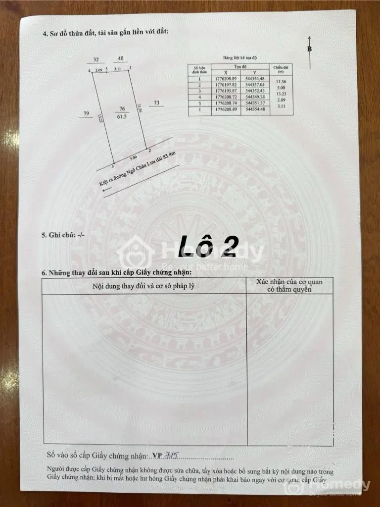 Đất Chính Chủ Cần Bán