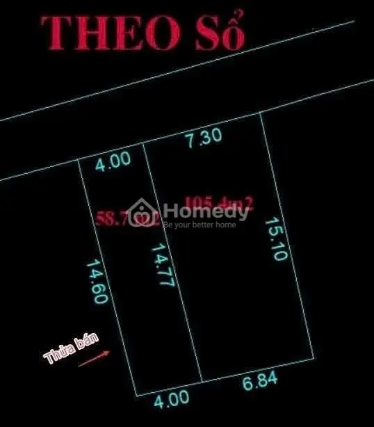 Bán Lô Đát Tam Trinh - Ngõ Oto Thẳng Tắp - Sổ Đẹp - 60M2 - Mt 4M