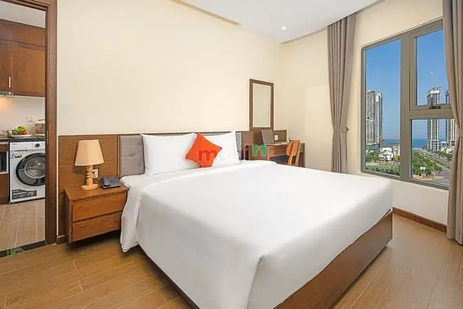 Cho Thuê Căn Hộ 1Pn View Biển Đường Phạm Văn Đồng Có Hồ Bơi Sân Thượng