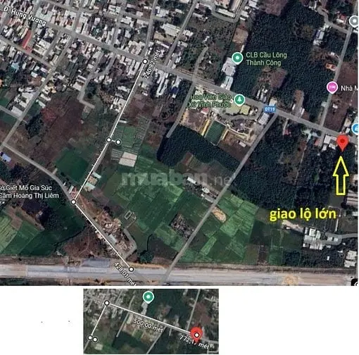 3Tr/M2 445M2 Đất Lúa Qh Thổ Tại Vĩnh Thanh, Nhơn Trạch (Tổng: 1 Tỷ 335