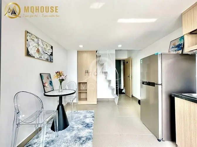 Cho Thuê Căn Hộ Duplex Ban Công - Full Nội Thất Gần Etown Tân Bình