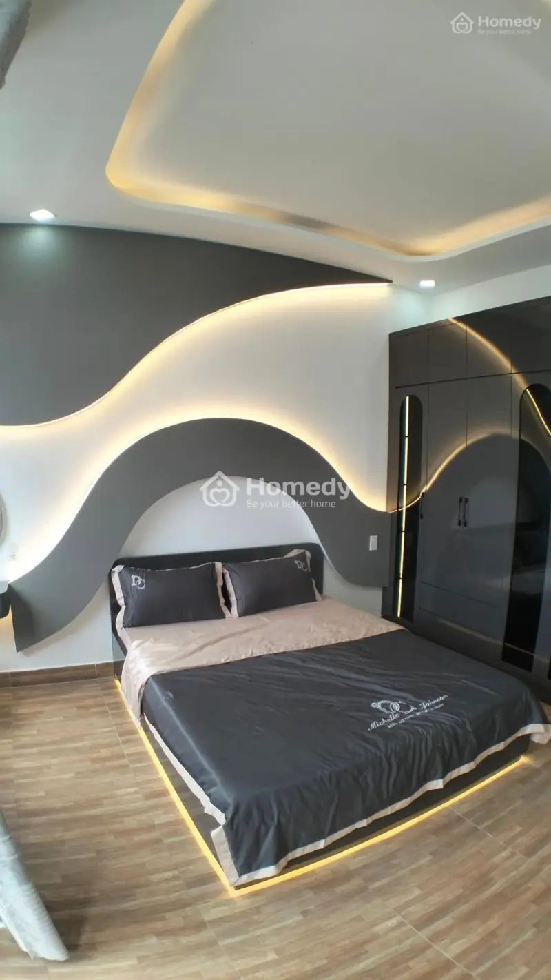 Nhà Đẹp Hẻm Xe Tải Thông Huỳnh Thị Hai – 3 Tầng – 4Pn – Sổ Riêng – Full Nội Thất