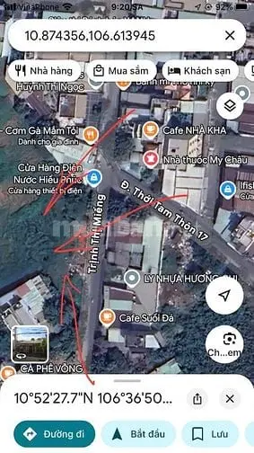 Bán Đất Mặt Tiền Đường Trịnh Thị Miếng