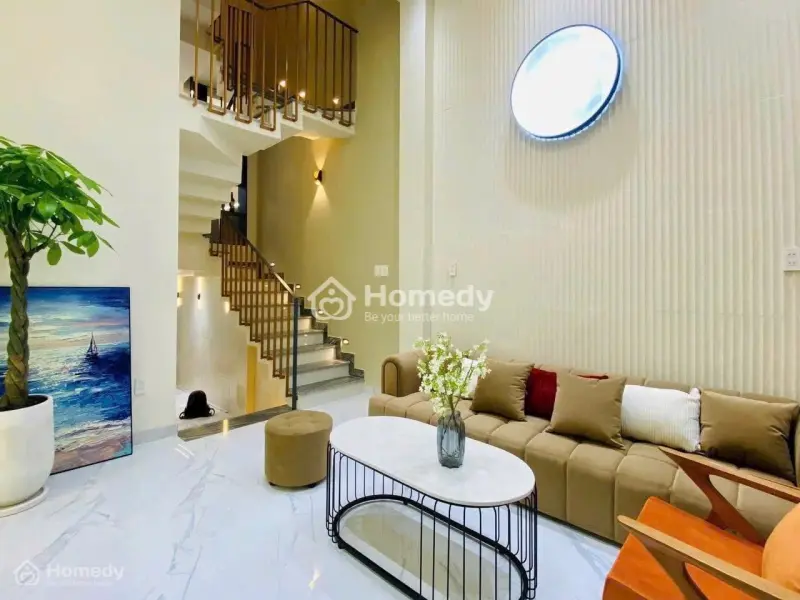 Nhà 55M2 Hẻm 6M Cmt8-Q10. Xây 3Tầng-4Pn,Gần Vòng Xoay Dân Chủ. Sổ Hoàn Công Gọi Gấp Em Nha Chỉ 3Tỷ6