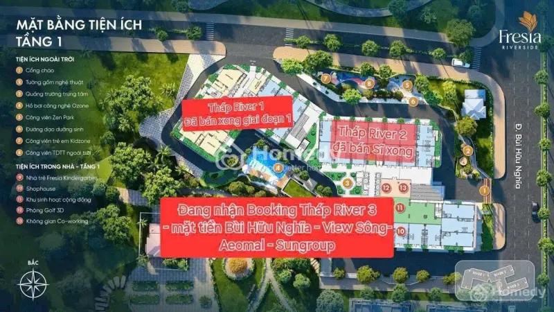 Fresia Riverside - Căn Hộ View Sông Đối Diện Aeon Mall Biên Hòa