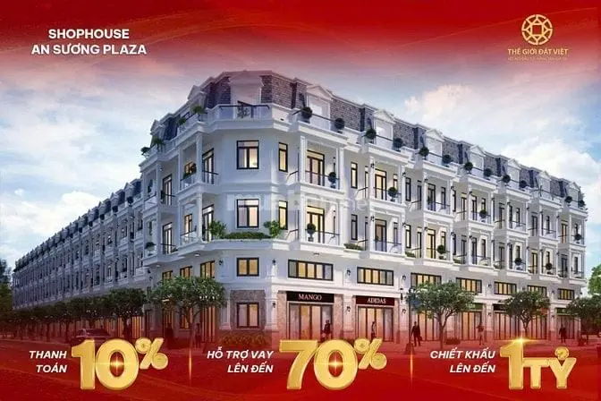 Nhà Phố Thương Mại An Sương Plaza Sổ Hồng Sẵn Kinh Doanh Đa Ngành Nghề