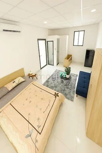 Căn 1 Phòng Ngủ Có Full Nội Thất + Sân Ban Công 20M2 Tại Bình Thạnh