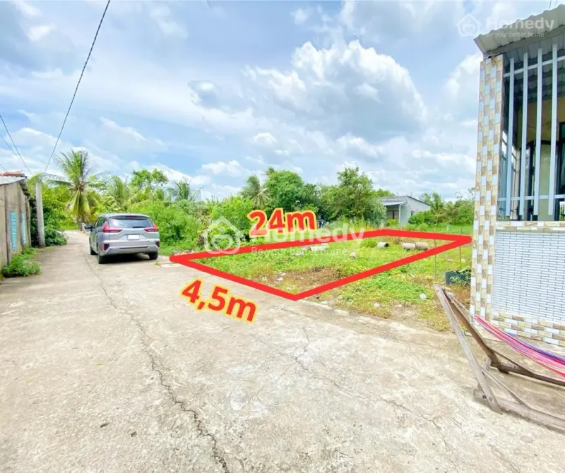 [ 880 Triệu ] Nền Thổ Cư _Dt 108M2, Đường Xe Hơi, Tại Kcn Thuận Đạo, Long Cang, Tây Ninh, Shr
