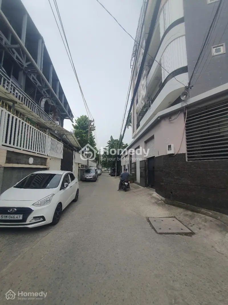 Bán Nhà Bình Thạnh - Đối Diện Công Viên Tầm Vu - Trệt 3 Lầu - Có Ban Công - Xe Hơi Né Nhau. 12.5Tỷ